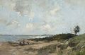 Children Playing At The Beach, Nunspeet - Jan Van Vuuren