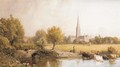 A View Of Salisbury Cathedral - Robert Thorne Waite