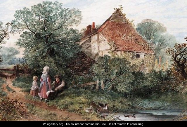 The Cottage Path - Edmund Morison Wimperis