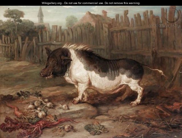 A Hog In A Yard - James Ward