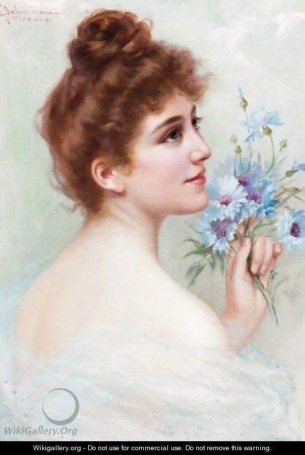 A Beauty - Adolfo Belimbau - WikiGallery.org, the largest gallery in ...