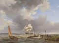 Shipping Off The Coast - Hermanus Koekkoek