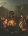 An Evening Market 2 - Petrus Van Schendel