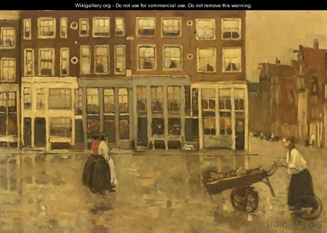 A View Of The Leidseplein, Amsterdam - George Hendrik Breitner