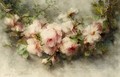 A Swag Of Pink Roses - Margaretha Roosenboom