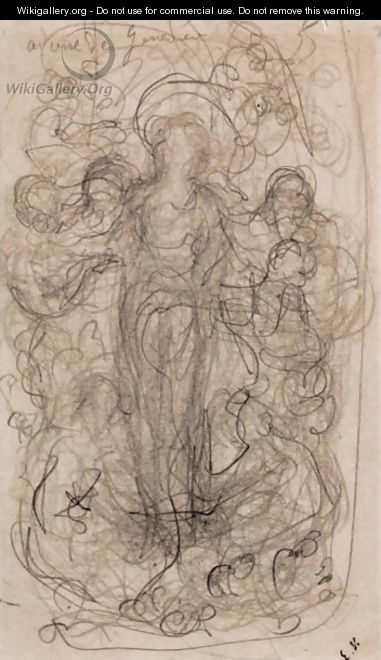 La Paix Protectrice Des Muses - Edouard (Jean-Edouard) Vuillard