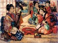 The Samisen Players - Edward Atkinson Hornel