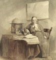 A Portrait Of A Geographer In His Study - Reinier Craeyvanger