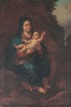 The Madonna And Child In A Wooded Landscape - Austrian School