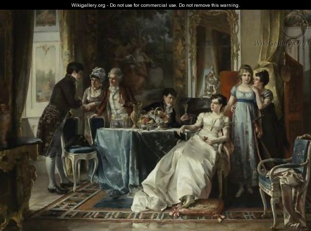 The Suitor Meets Her Family - Carl Herpfer