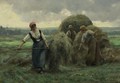 Peasants Stacking Hay - Julien Dupre