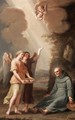 Saint Francis Being Fed By The Angels - Antonio Cavalucci