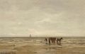 Shell Fishers On The Beach - Hendrik Willem Mesdag