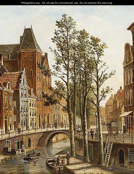 A View Of Utrecht - Oene Romkes De Jongh