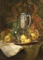 A Still Life With Quincepears And A Pitcher - Maria Vos