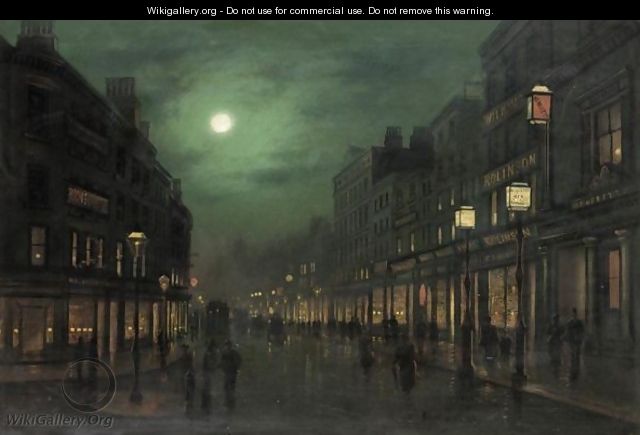 The Strand By Moonlight - Wilfred Jenkins