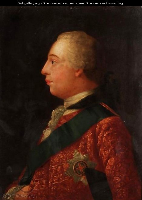 Portrait Of George III, And Queen Charlotte - (after) Allan Ramsay