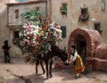 En Route To The Flower Market, Seville - Paul Vayson