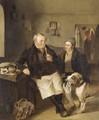 A Man's Best Friend - Johann Matthias Ranftl