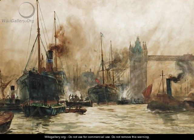 The Pool Of London - (after) Charles Edward Dixon