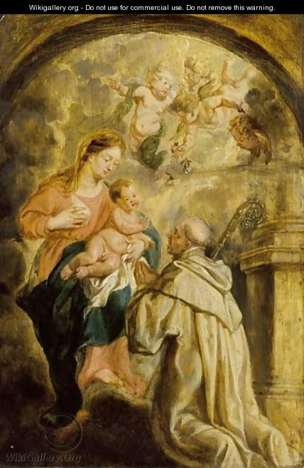 The Miracle Of Lactation - (after) Sir Peter Paul Rubens