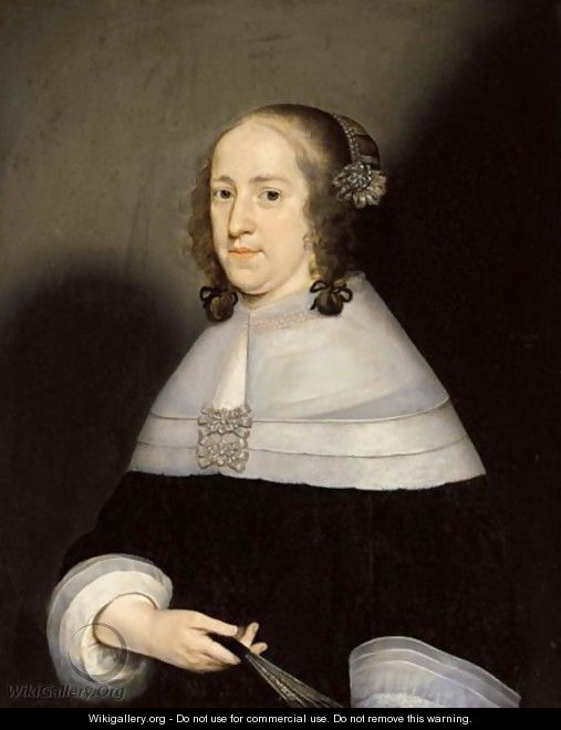A Portrait Of Cornelia Van Der Does-Reynst (1615-1708) - Jan Jansz. Westerbaen