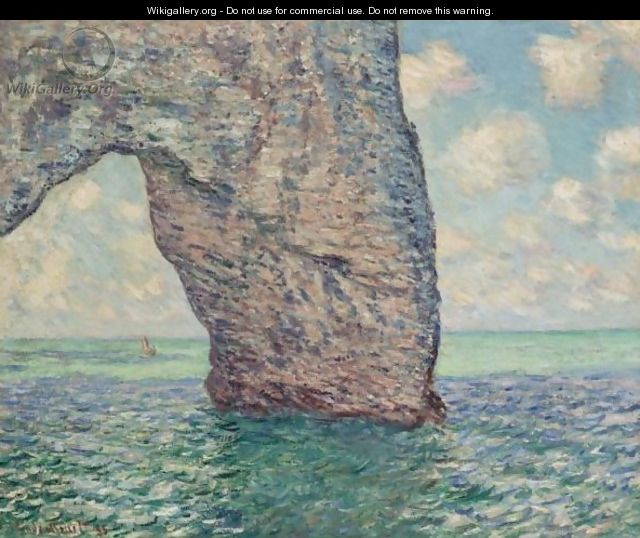 La Manneporte, Maree Haute - Claude Oscar Monet