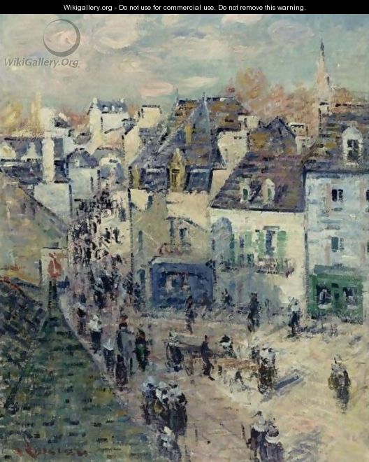 Jour De Foire A Pont-Aven - Gustave Loiseau