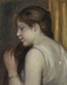 Jeune Fille Se Peignant - Pierre Auguste Renoir