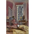 Madame Hessel Dans Sa Chambre Des Clayes - Edouard (Jean-Edouard) Vuillard