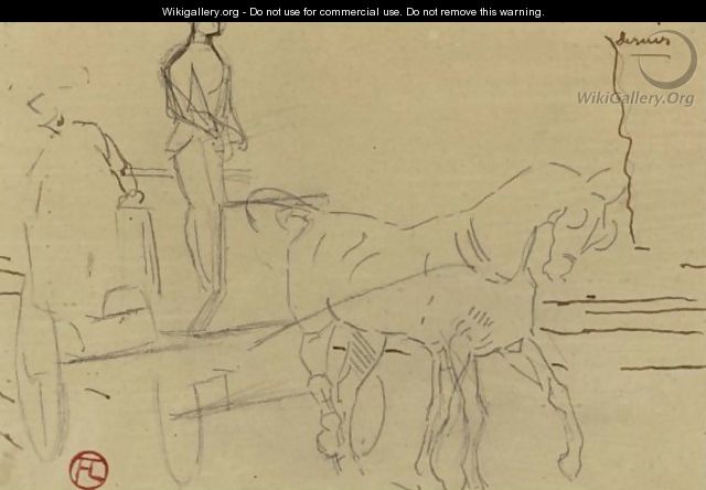 Caleche - Henri De Toulouse-Lautrec
