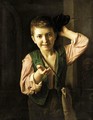 Young Beggar Boy - Russian School