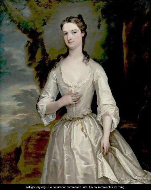 Portrait Of Charlotte Herne - (after) Highmore, Joseph