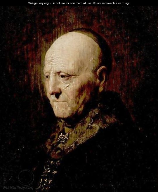 Portrait Of An Old Man 2 - (after) Harmenszoon Van Rijn Rembrandt