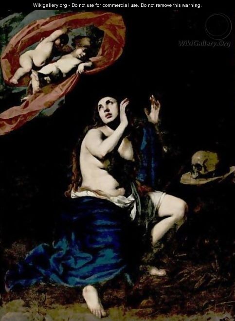 Mary Magdalen In Penitence - Massimo Stanzione