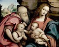 The Holy Family With The Infant Saint John - Gianpietrino Ricci or Pedrini