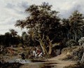 Landscape With Hunters - Haarlem School