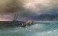 Storm Over The Black Sea - Ivan Konstantinovich Aivazovsky