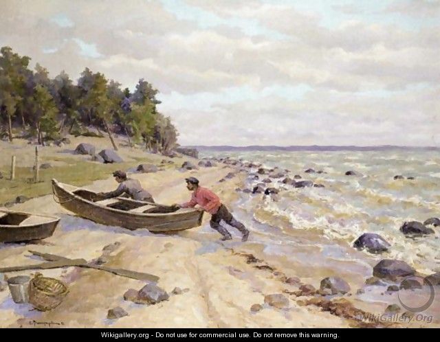 Volga Fishermen - (after) Sergey Arsenievich Vinogradov