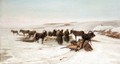 Resting The Horses - Petr Nicolaevich Gruzinsky