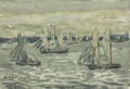 A Grey Day, Boston Harbor - Maurice Brazil Prendergast