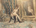 Erotic Scene - Pavel Petrovich Sokolov