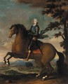 Portrait Of Prince Charles Edward Stuart, The Young Pretender - (after) Vanloo, Jean Baptiste