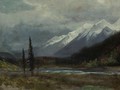 Mountain Landscape With Lake - Albert Bierstadt