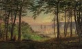 Hudson River From Dudley's Grove - Jasper Francis Cropsey
