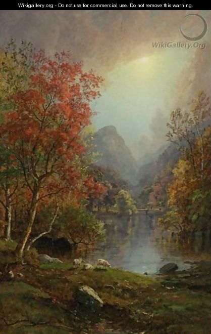 In The Ramapo Valley - Jasper Francis Cropsey
