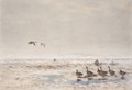 Flyttfaglar (Migrating Wild Geese) - Bruno Andreas Liljefors