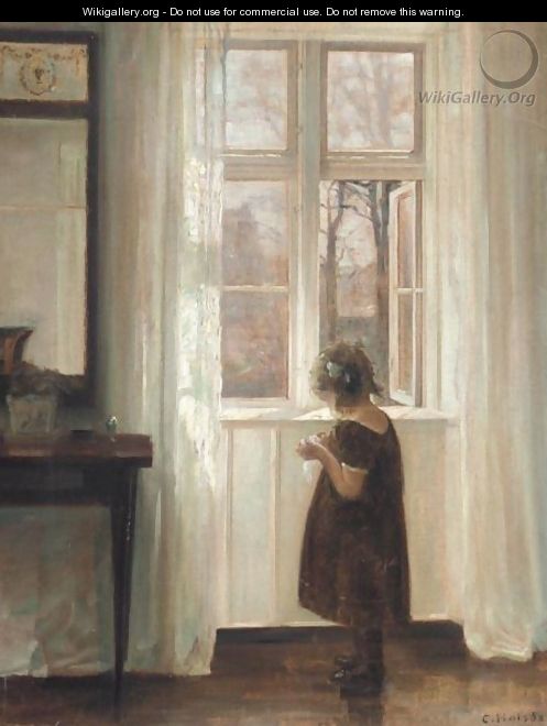 Inga Ved Vinduet (Inge By The Window) - Carl Vilhelm Holsoe