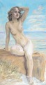 Weiblicher Akt (Female Nude) - Max Klinger