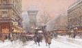 La Porte St Denis - Eugene Galien-Laloue